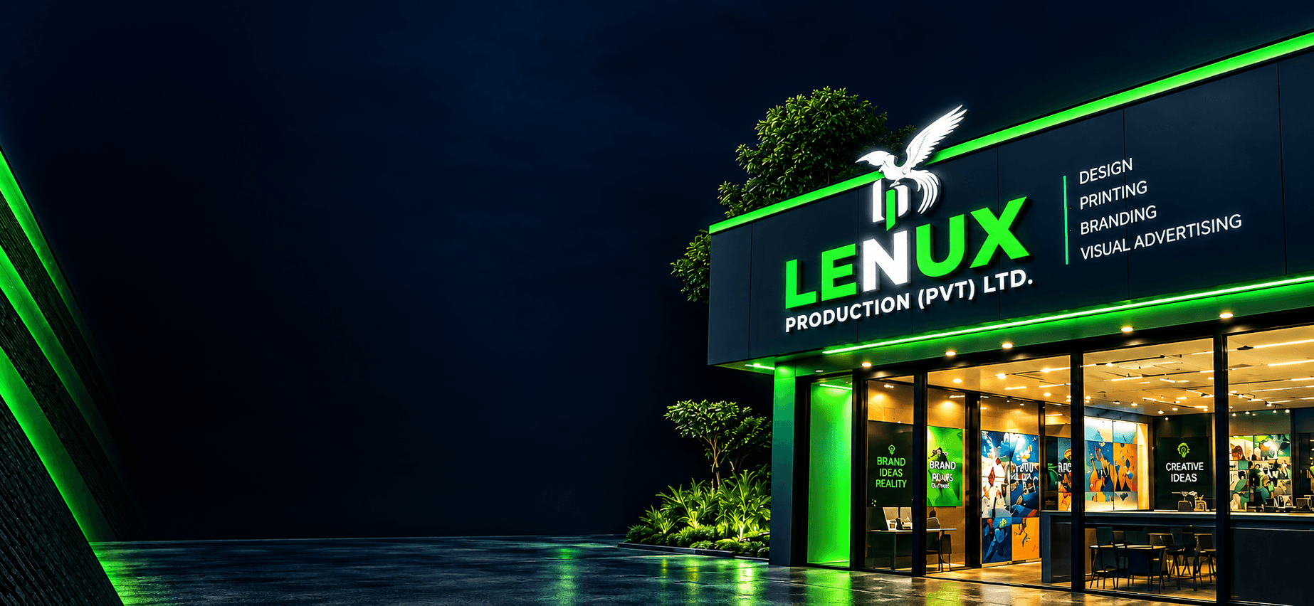 Lenux Production Hero