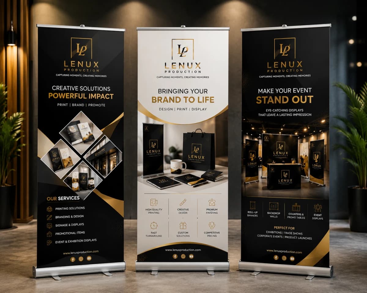 Roll-Up Banners / Pull-Up Stands
