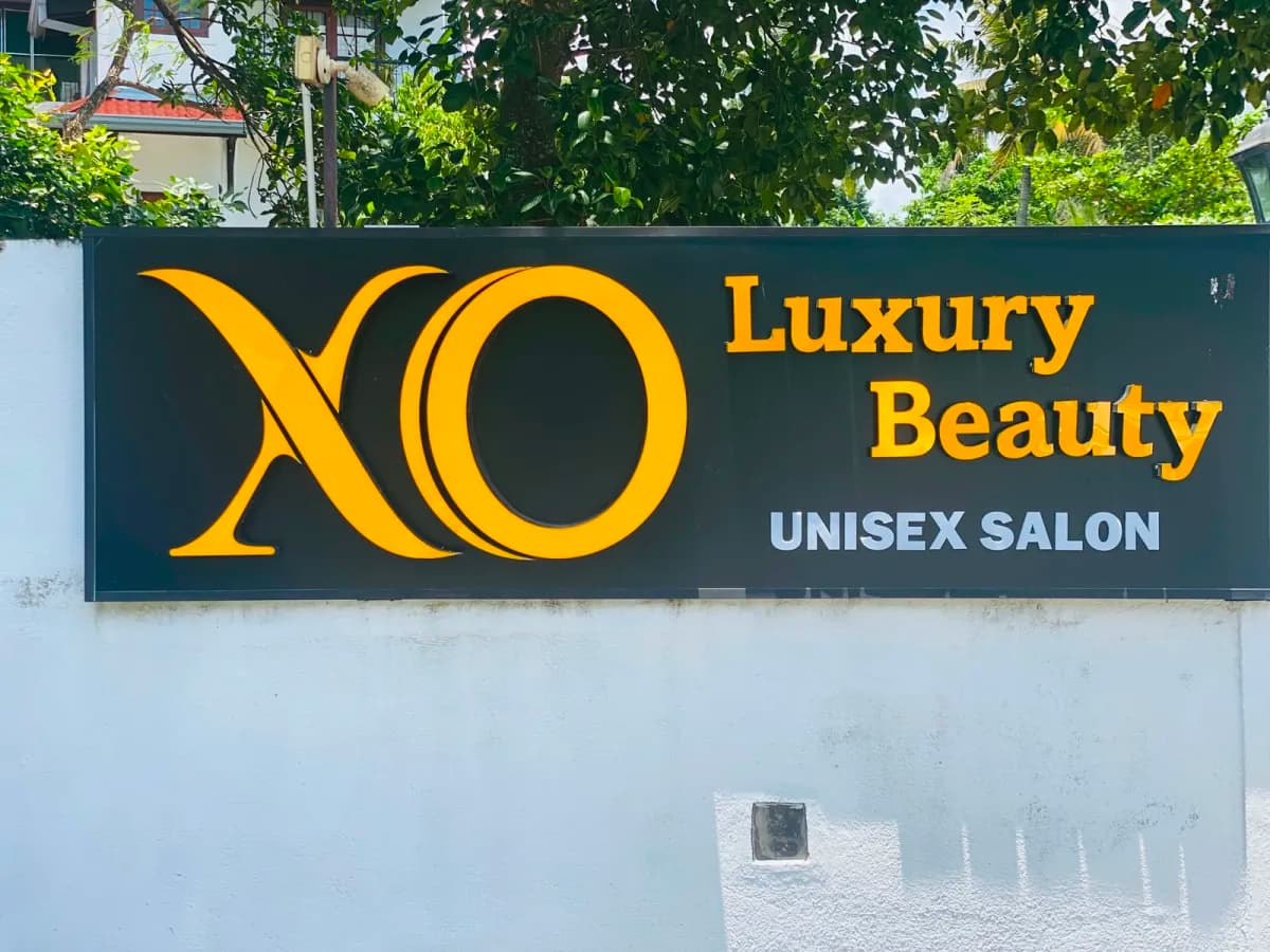 Plastic embossed letter